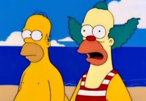 Homero y Krusty